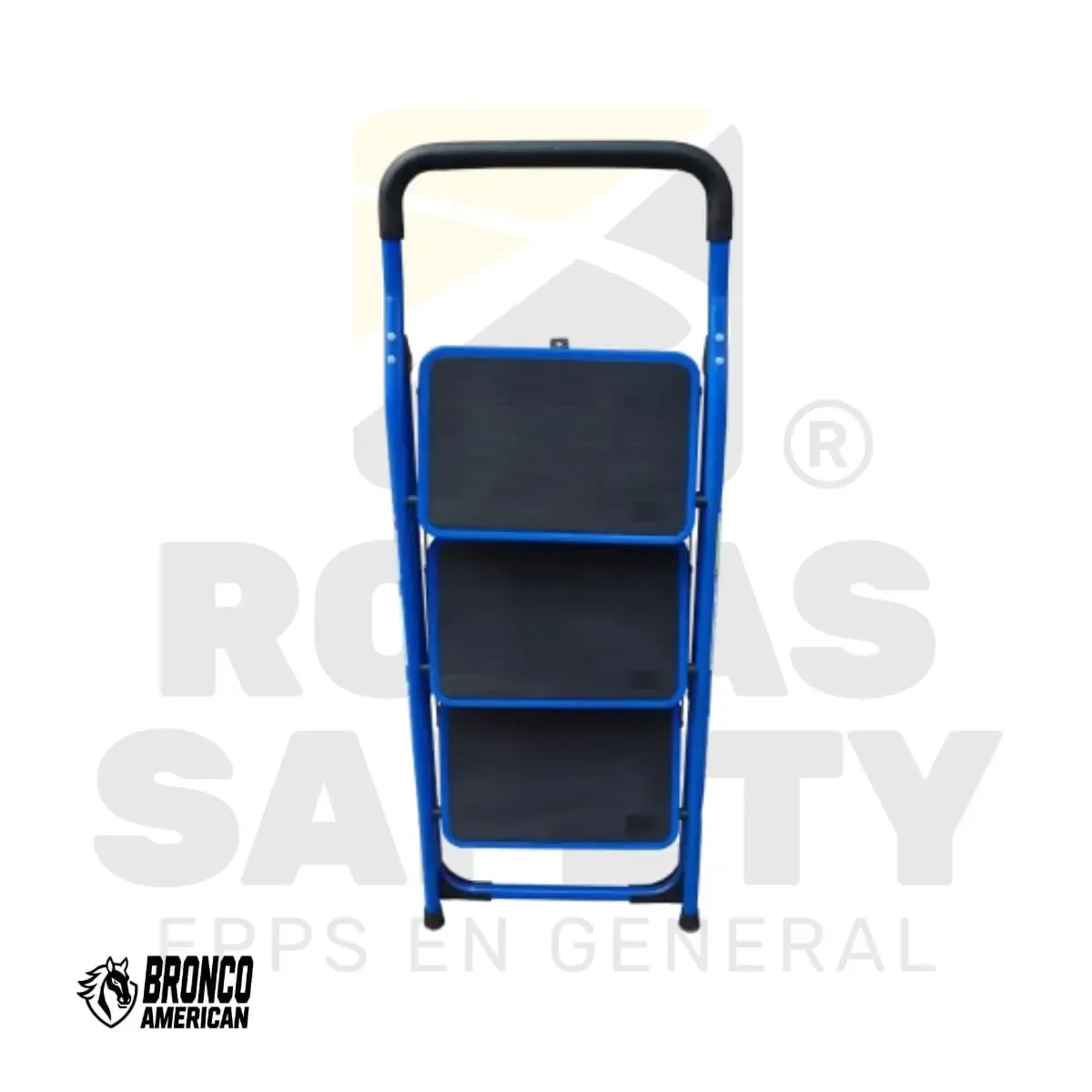 ESCALERA TUBURETE DE ACERO BRONCO AMERICAN - vista 3