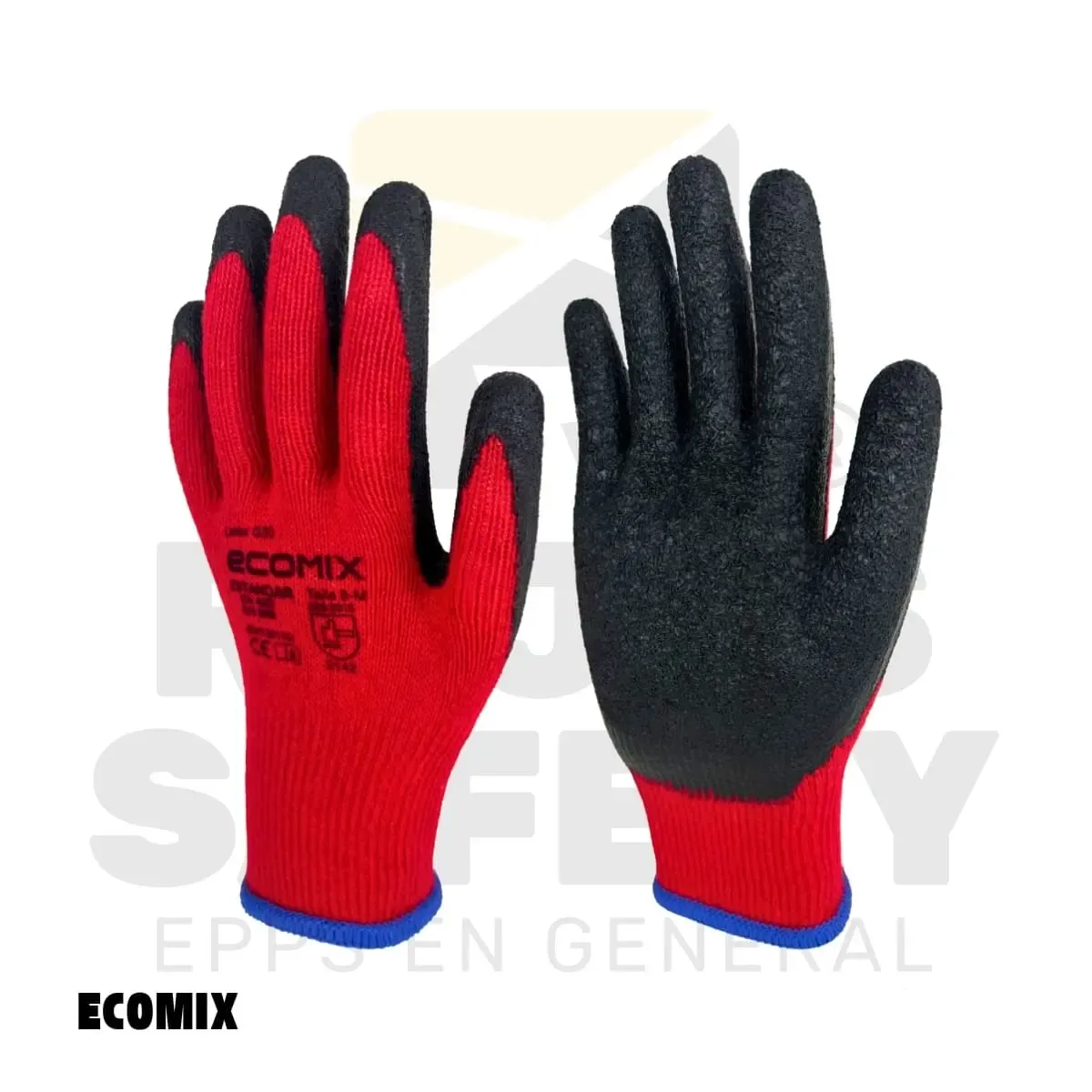 GUANTES ECOMIX HILO ROJO