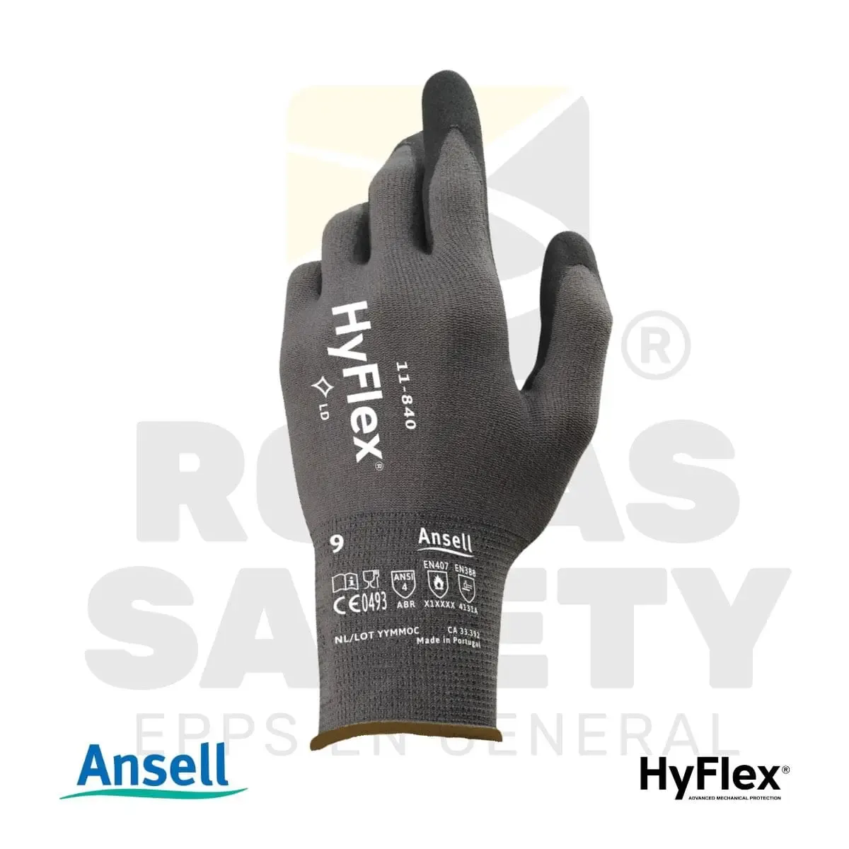 GUANTES MÁXIMA DESTREZA HYFLEX 11-840 ANSELL