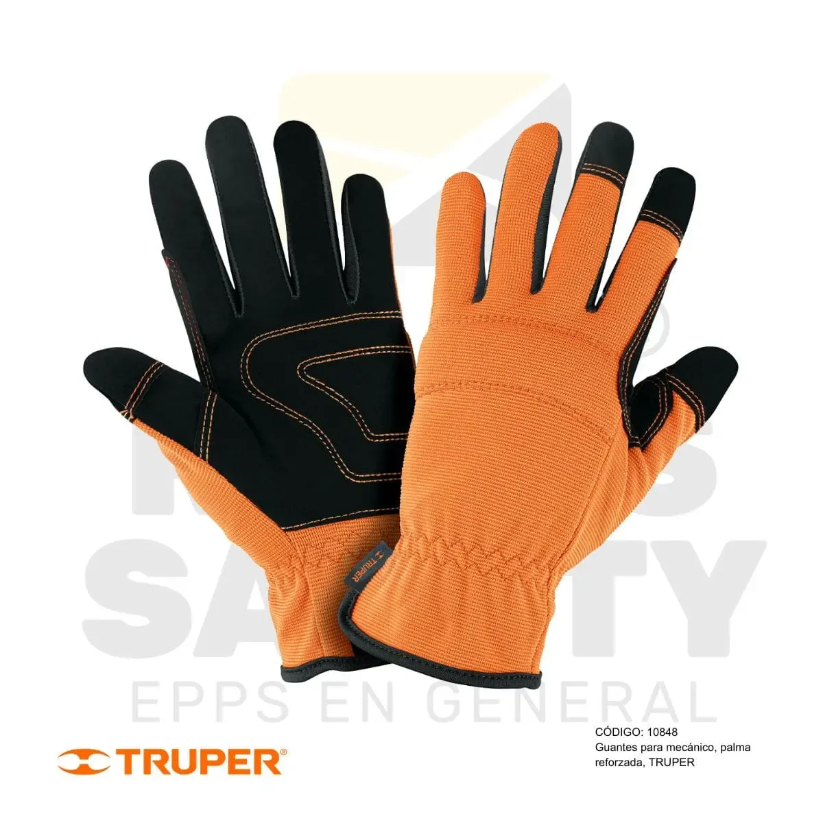 GUANTES PARA MECANICO PALMA REFORZADO (10848) TRUPER