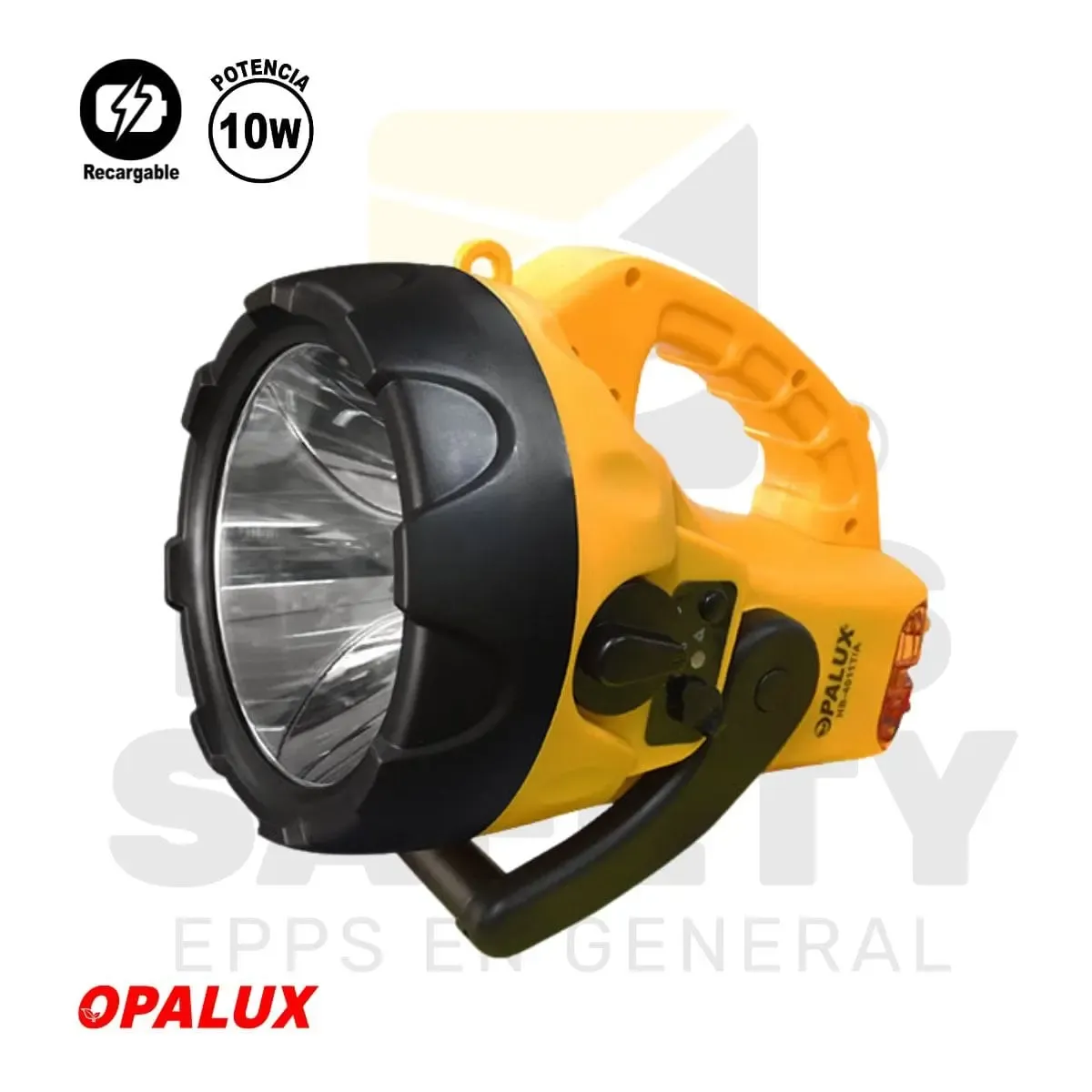 LINTERNA 1 LED 10W RECARGABLE OPALUX