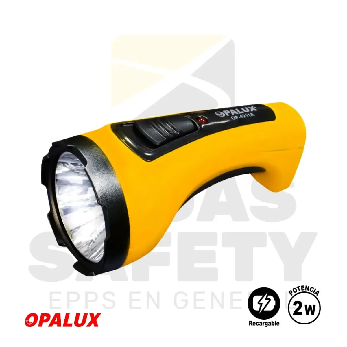 LINTERNA LED 2W Hi-POWER RECARGABLE OPALUX