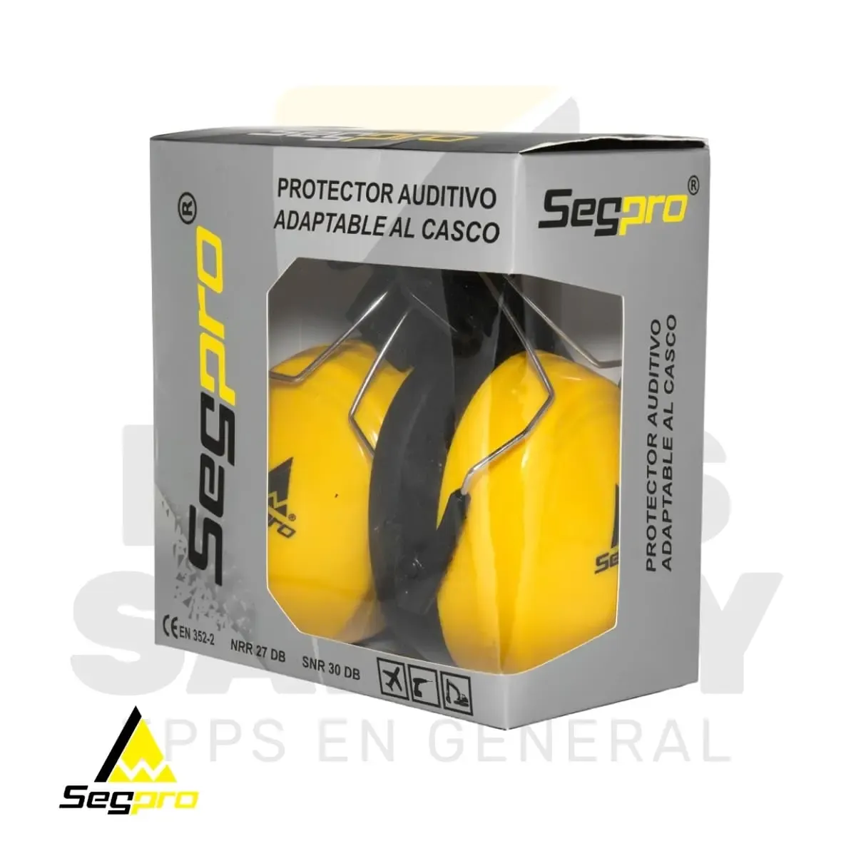 OREJERA ADAPTABLE AL CASCO 27 DB SEGPRO - vista 2