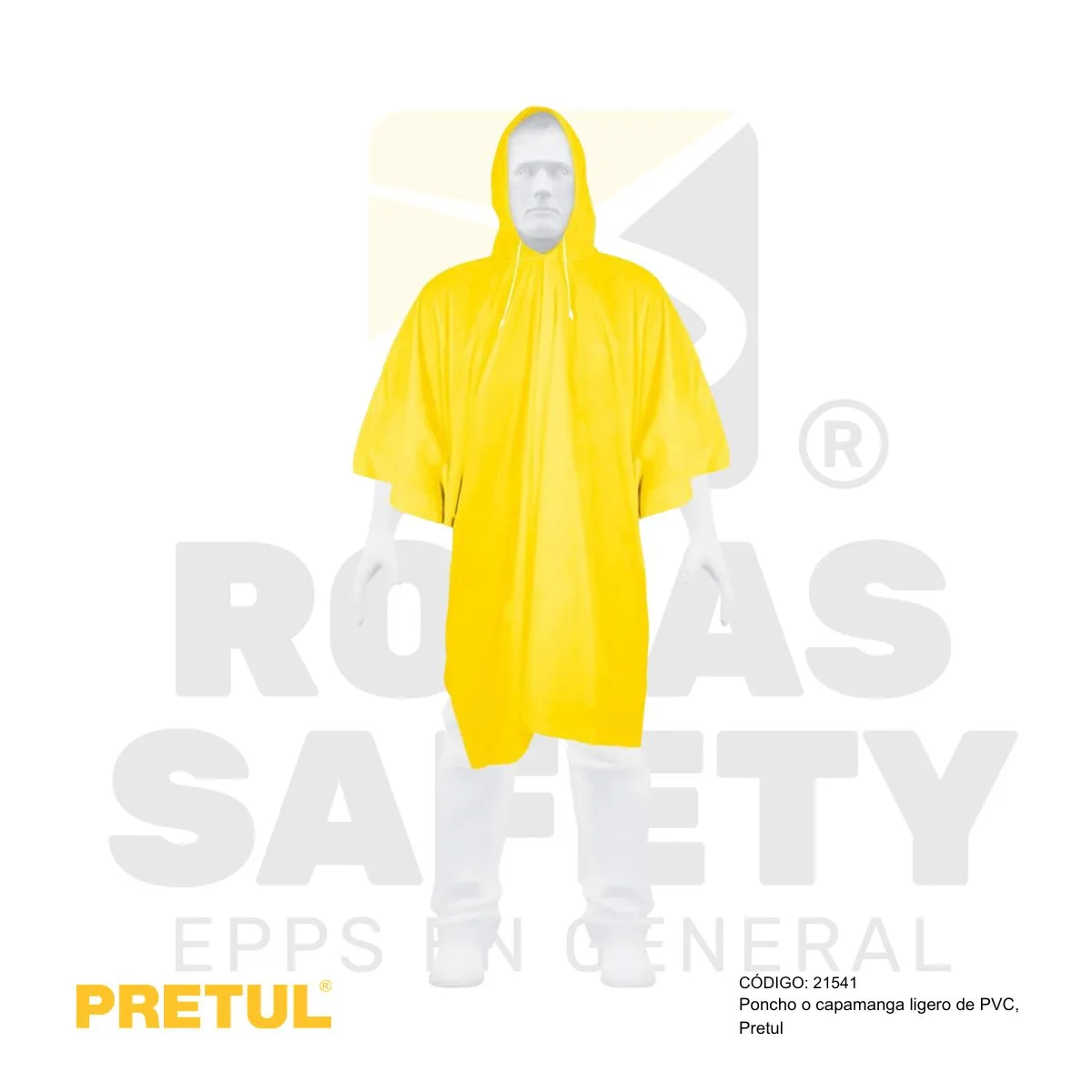PONCHO LIGERO DE PVC (21541) PRETUL