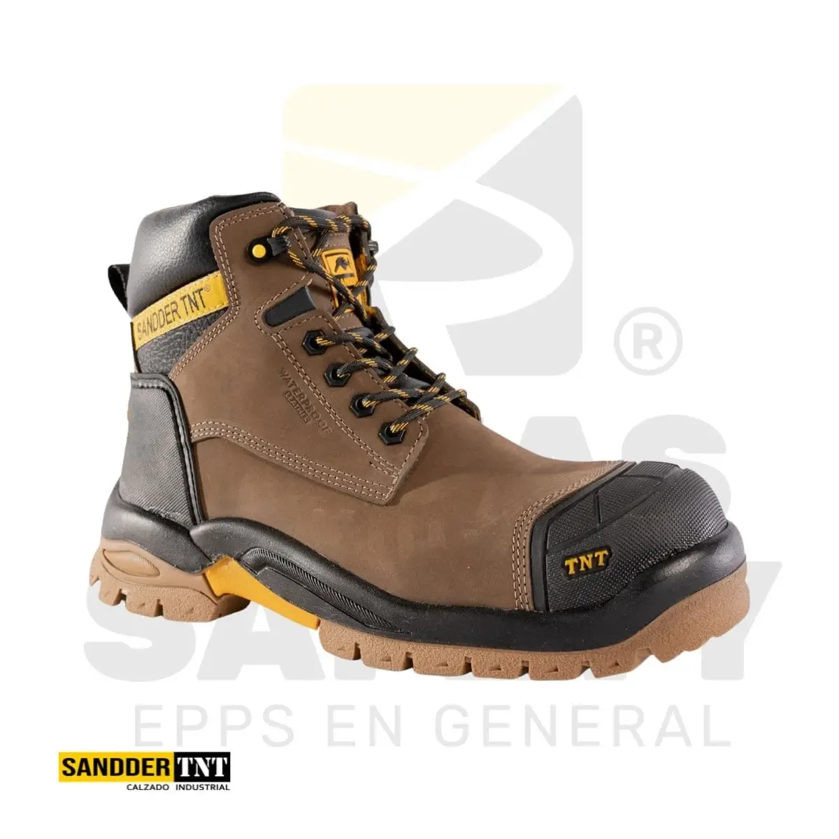 BOTIN DIELÉCTRICO TEMPLARIOS MARRON HIDROFUGADO SANDDER TNT