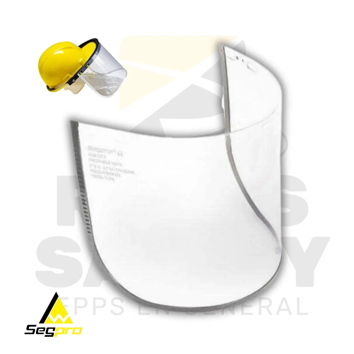 VISOR FACIAL CON RIBETE DE ALUMINIO SEGPRO