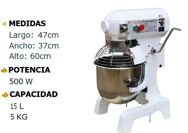 Batidora 15Lts