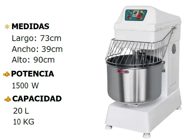 Amasadora 10Kg