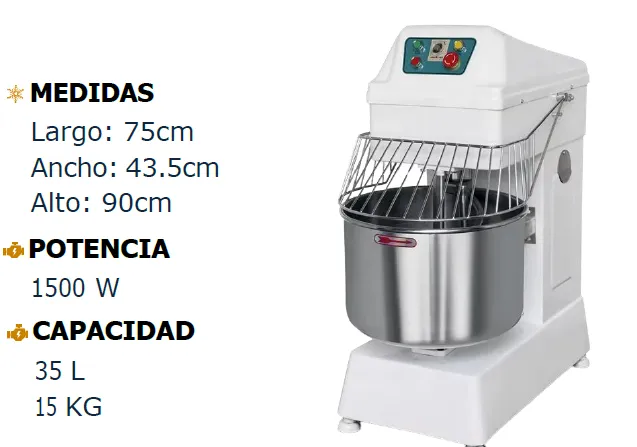 Amasadora 15Kg