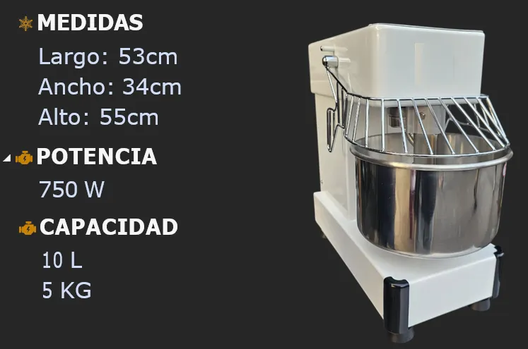 Amasadora 5Kg