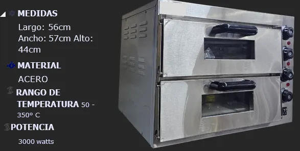 Horno de Pizza Eléctrico