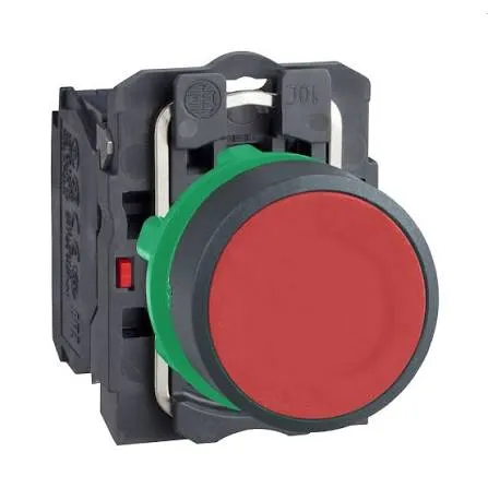 PULSADOR LIVIANO COLOR ROJO  RASANTE 1NC